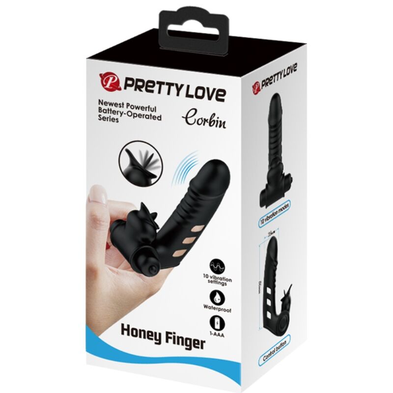 Vibrator, Pretty Love - Corbin, 10 Functii de Vibratie, Negru